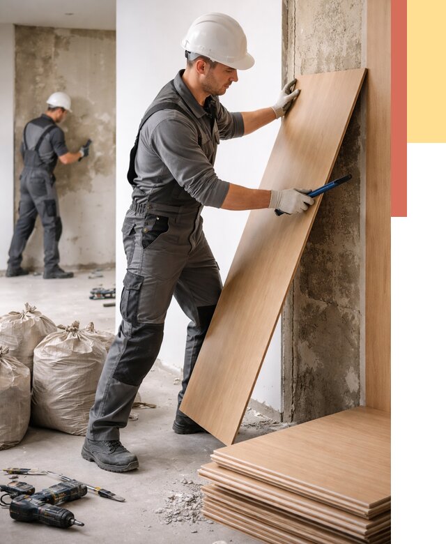 Демонтаж стеновых панелей в Перми от 3749 руб. за м² быстро и недорого | ОТДЕЛОЧНИК-Прм