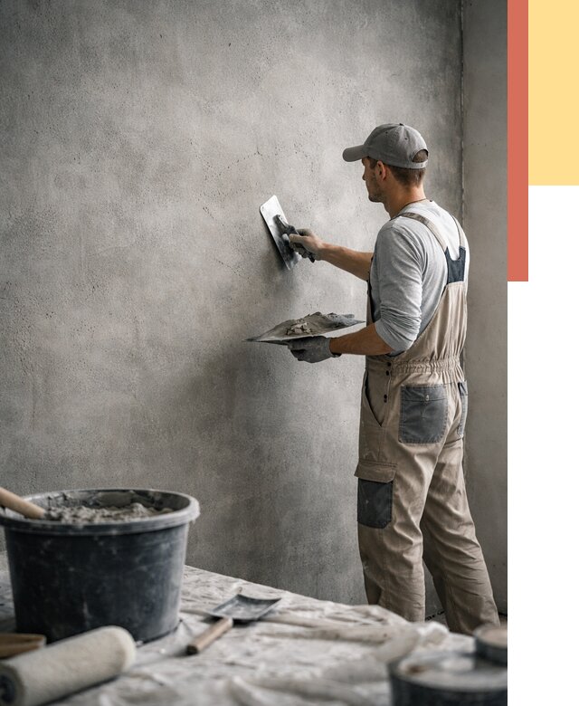 Декоративная штукатурка под бетон в Перми от 2678 руб./м² — нанесение под ключ | ОТДЕЛОЧНИК-Прм