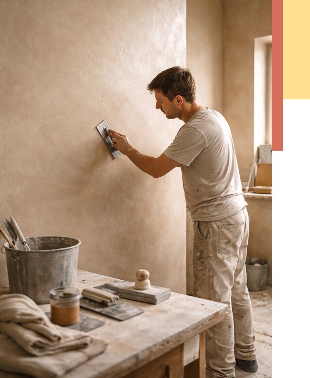 Марокканская штукатурка таделакт в Перми под ключ от 4499 руб. | ОТДЕЛОЧНИК-Прм