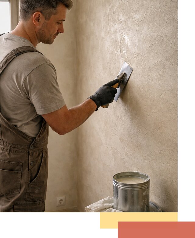 Нанесение воска на штукатурку в Перми для защиты и блеска