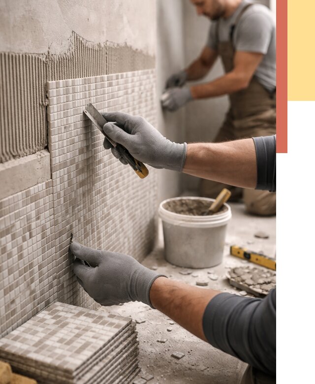 Облицовка стен мозаикой в Перми от 3428 руб/м2 — укладка мозаики на стены | ОТДЕЛОЧНИК-Прм