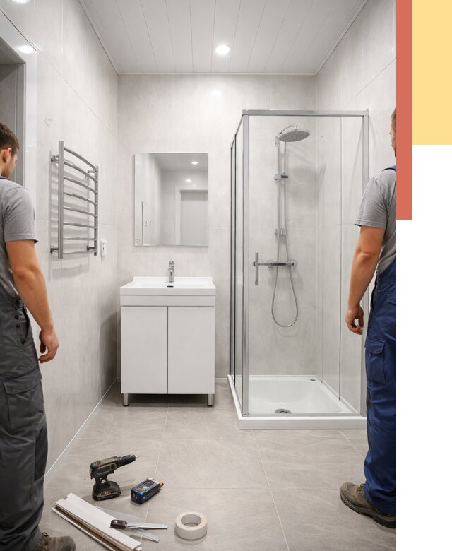 Отделка ванной комнаты панелями ПВХ в Перми от 4820 руб. за м2 | ОТДЕЛОЧНИК-Прм