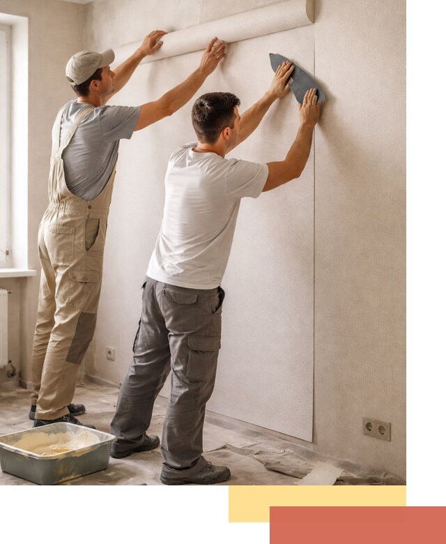 Поклейка виниловых обоев в Перми профессионально и качественно