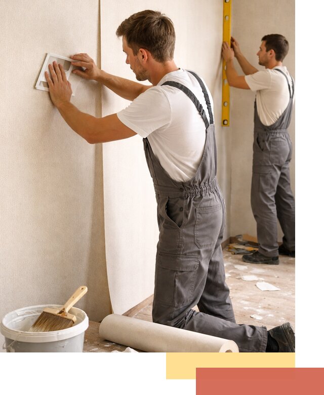 Поклейка бумажных обоев в Перми качественно и недорого