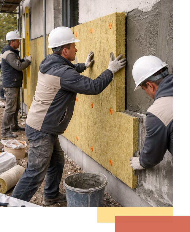 Утепление стен минватой в Перми — тепло и звукоизоляция