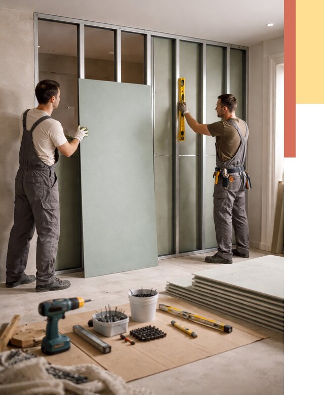 Перегородка из влагостойкого гипсокартона в Перми от 5141 руб. — монтаж под ключ | ОТДЕЛОЧНИК-Прм