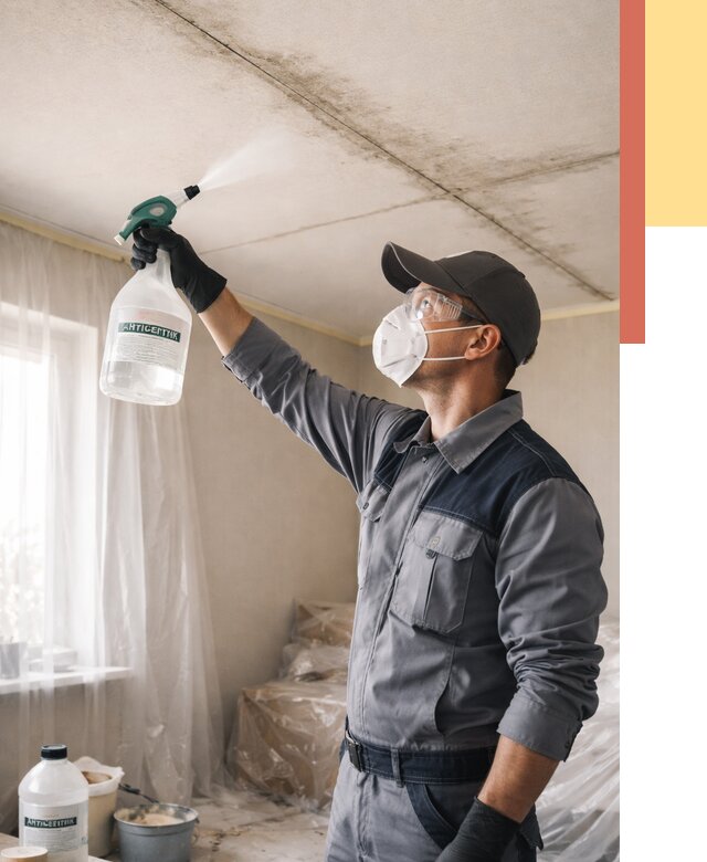 Антисептическая обработка потолка в Перми от 2678 руб. | ОТДЕЛОЧНИК-Прм