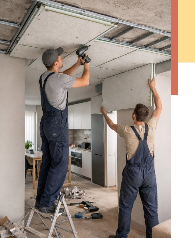 Шумоизоляция потолка панелями зипс в Перми от 1982 руб. под ключ | ОТДЕЛОЧНИК-Прм